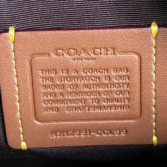 💰SOLD - CCL59 - Coach Mini Rowan Crossbody Bag in Signature Canvas Gift Set - Picture 12 of 14